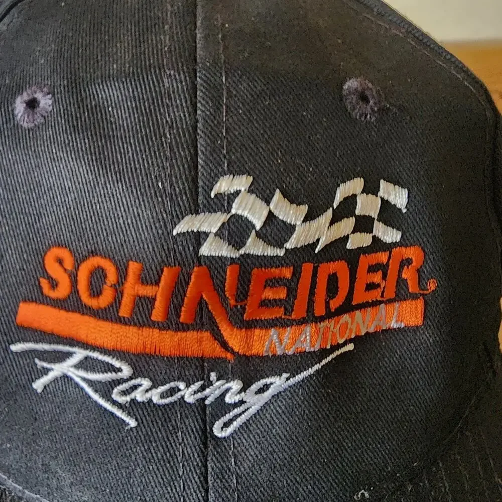 Schneider National Racing Dick Trickle #64 Sportsman Snapback Hat Men's Black